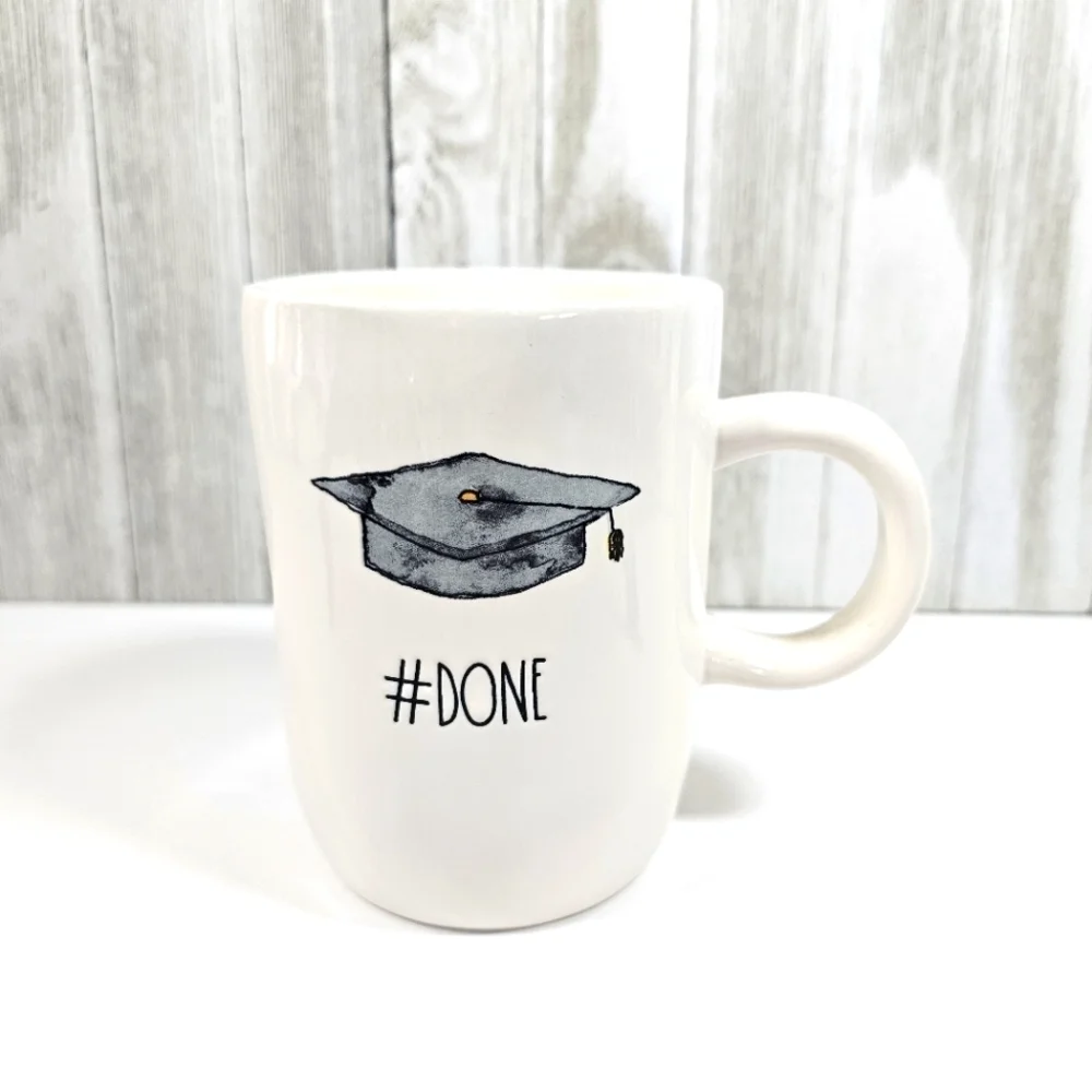 Rae Dunn Graduation Ceramic Mug Cap And Tassel